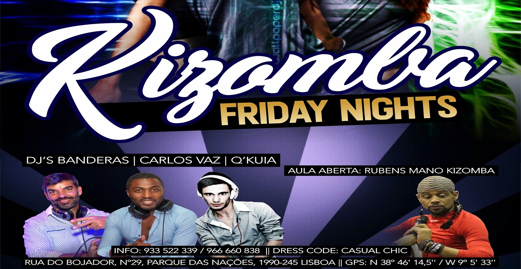 Kizomba Friday Night’s - Sexta-Feira 2 de Agosto no TOP FLOOR