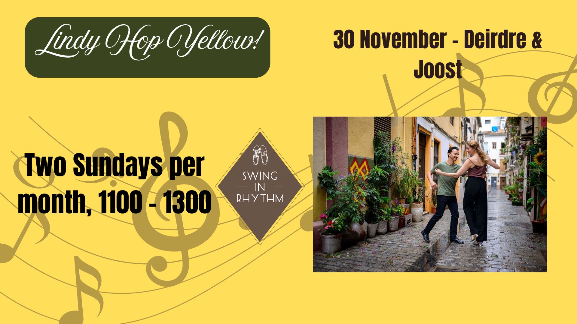 Lindy Hop Yellow with Deirdre & Joost