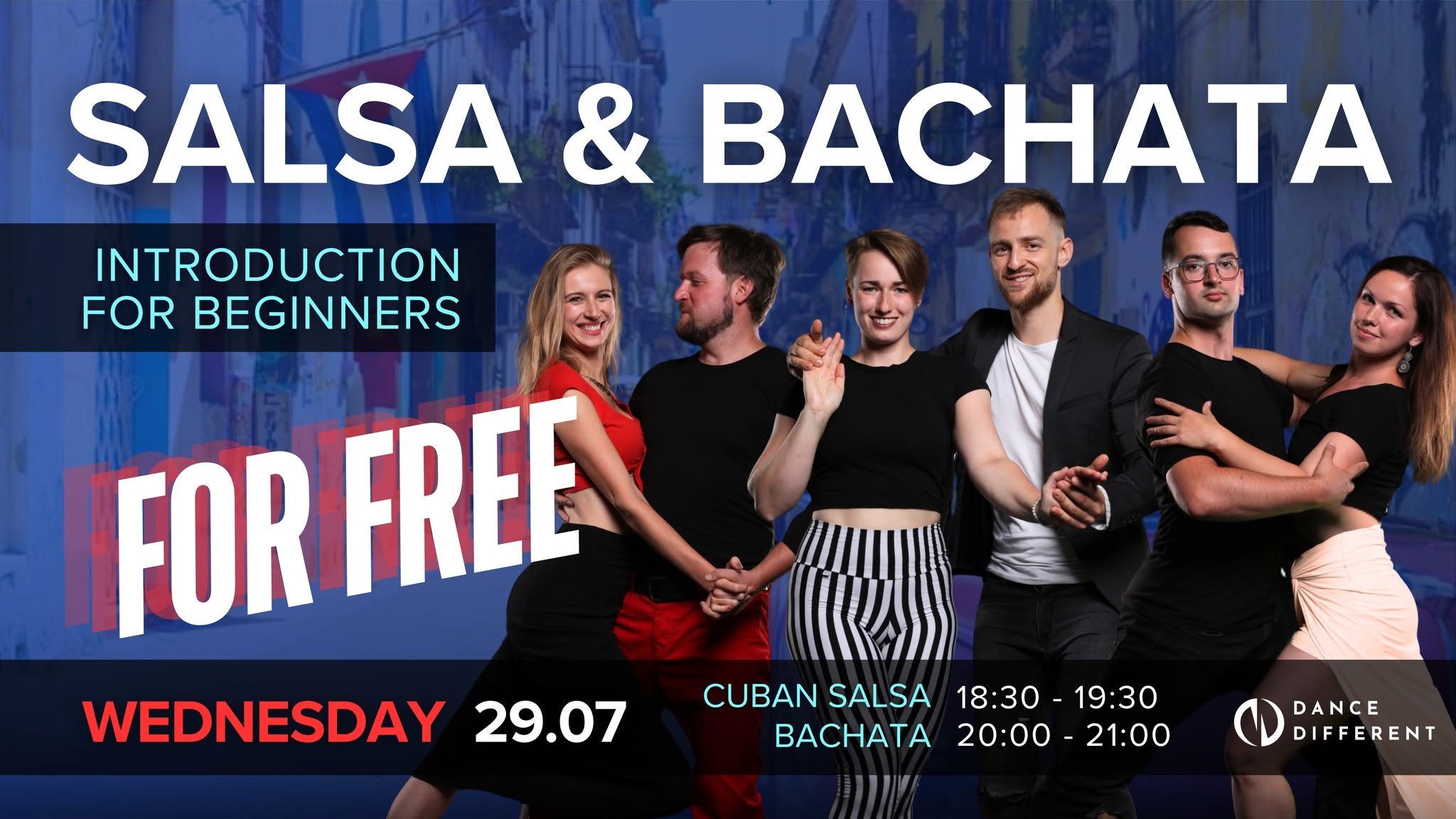 Cuban Salsa & Bachata FREE ZDARMA 🤩 I 🇬🇧 Introduction class 🇨🇿 Úvodní lekce