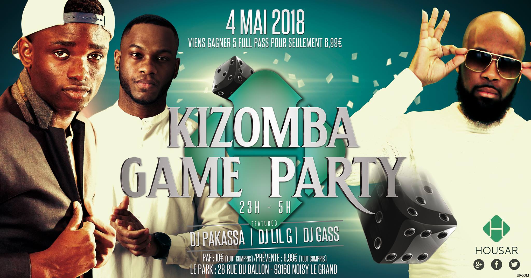 Vendredi 4 Mai - Kizomba Game Party - Special Housar
