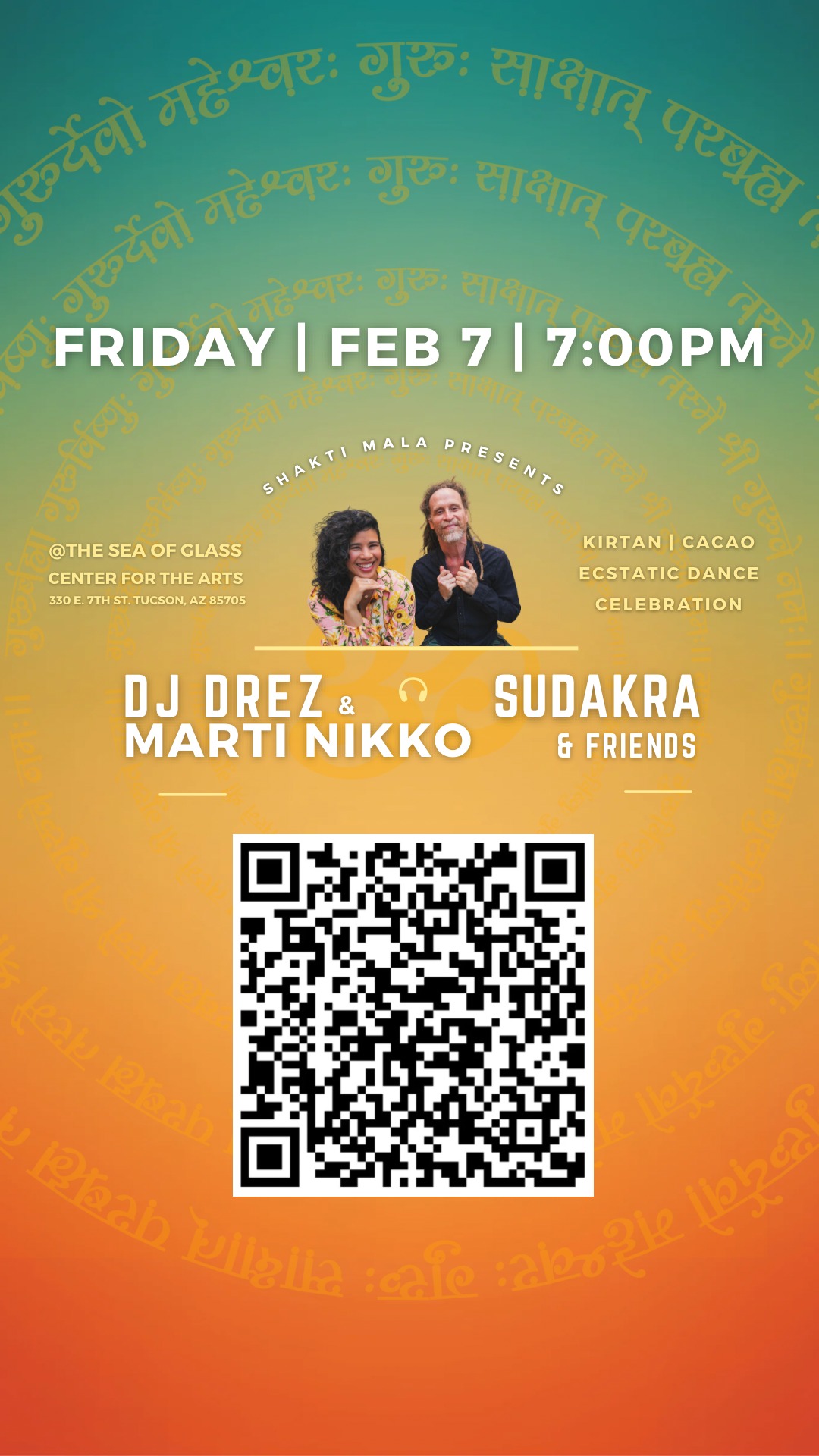 DJ DREZ, MARTI NIKKO, SUDAKRA : CACAO, KIRTAN, ECSTATIC DANCE