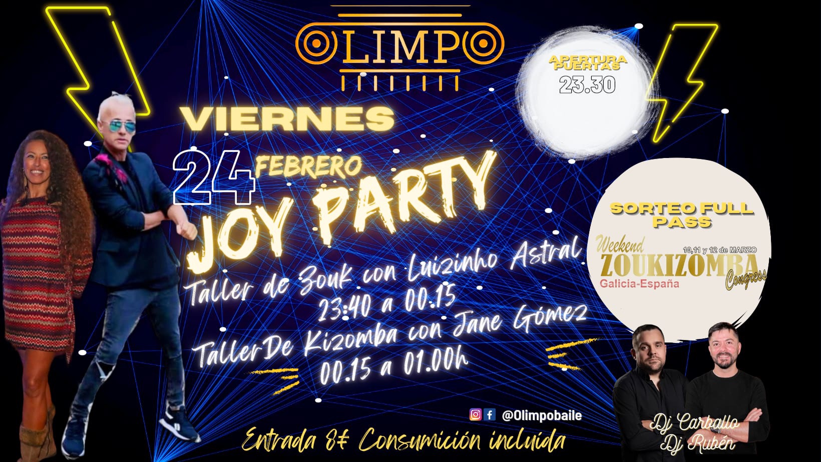 Luizinho & Jane en Olimpo