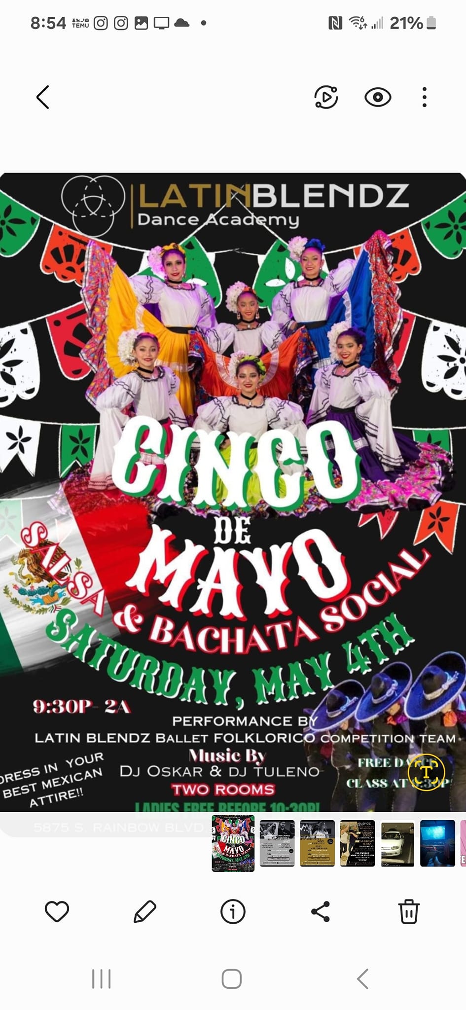 Cinco de Mayo Salsa Social