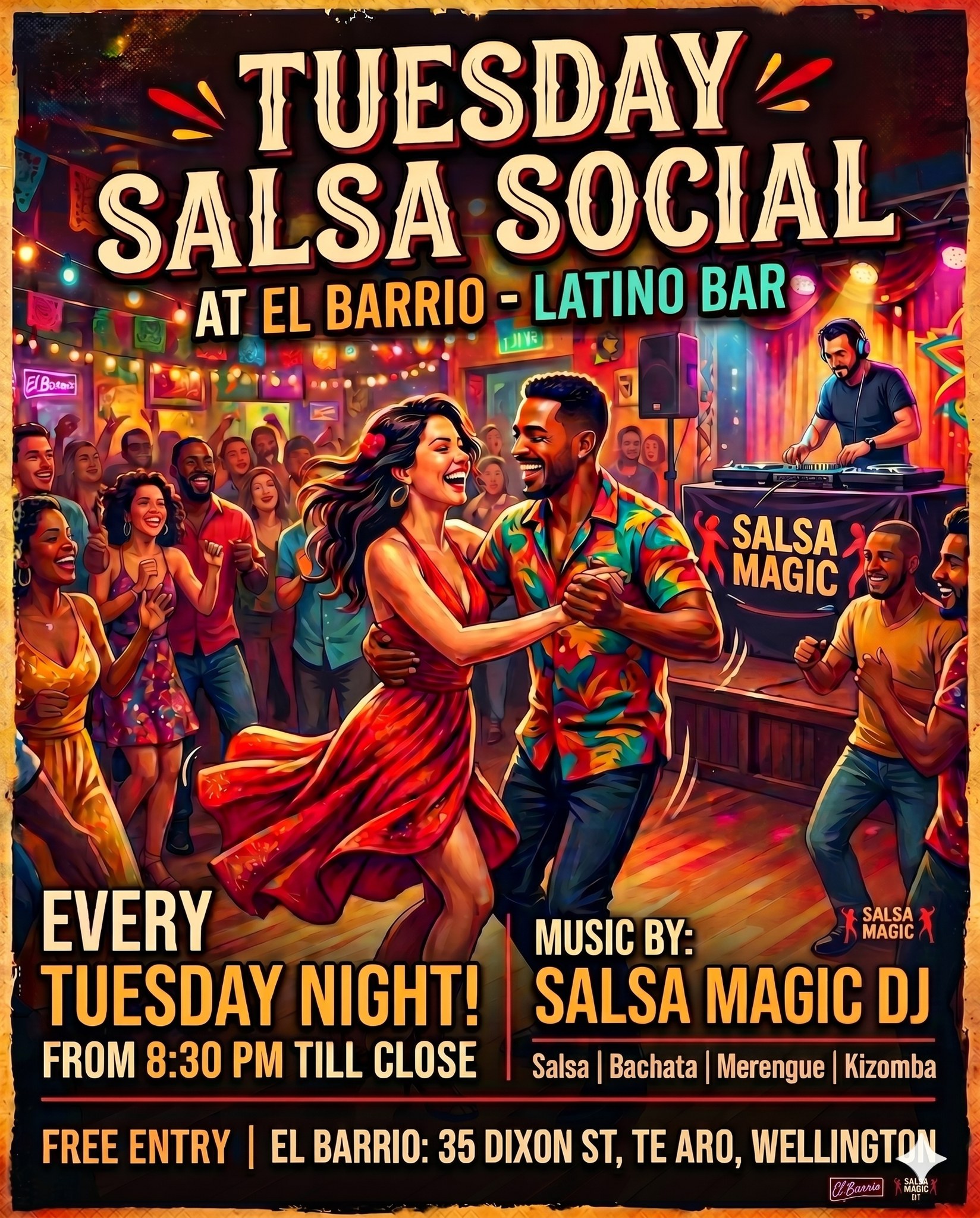 Salsa Magic's Tuesday Social @ El Barrio