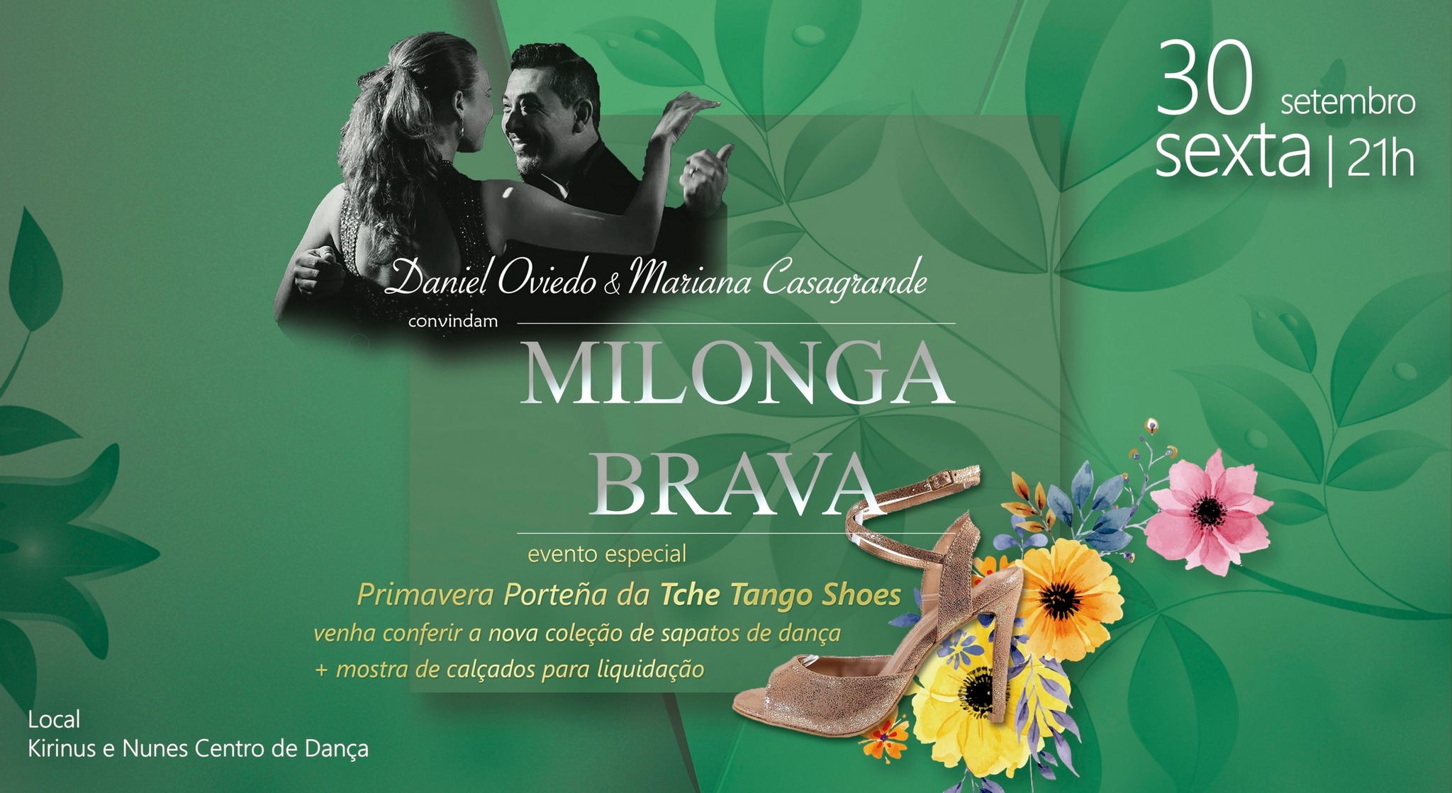 Milonga Brava - Especial Calçados Tchê Tango Shoes - Nova coleção Primavera Porteña.