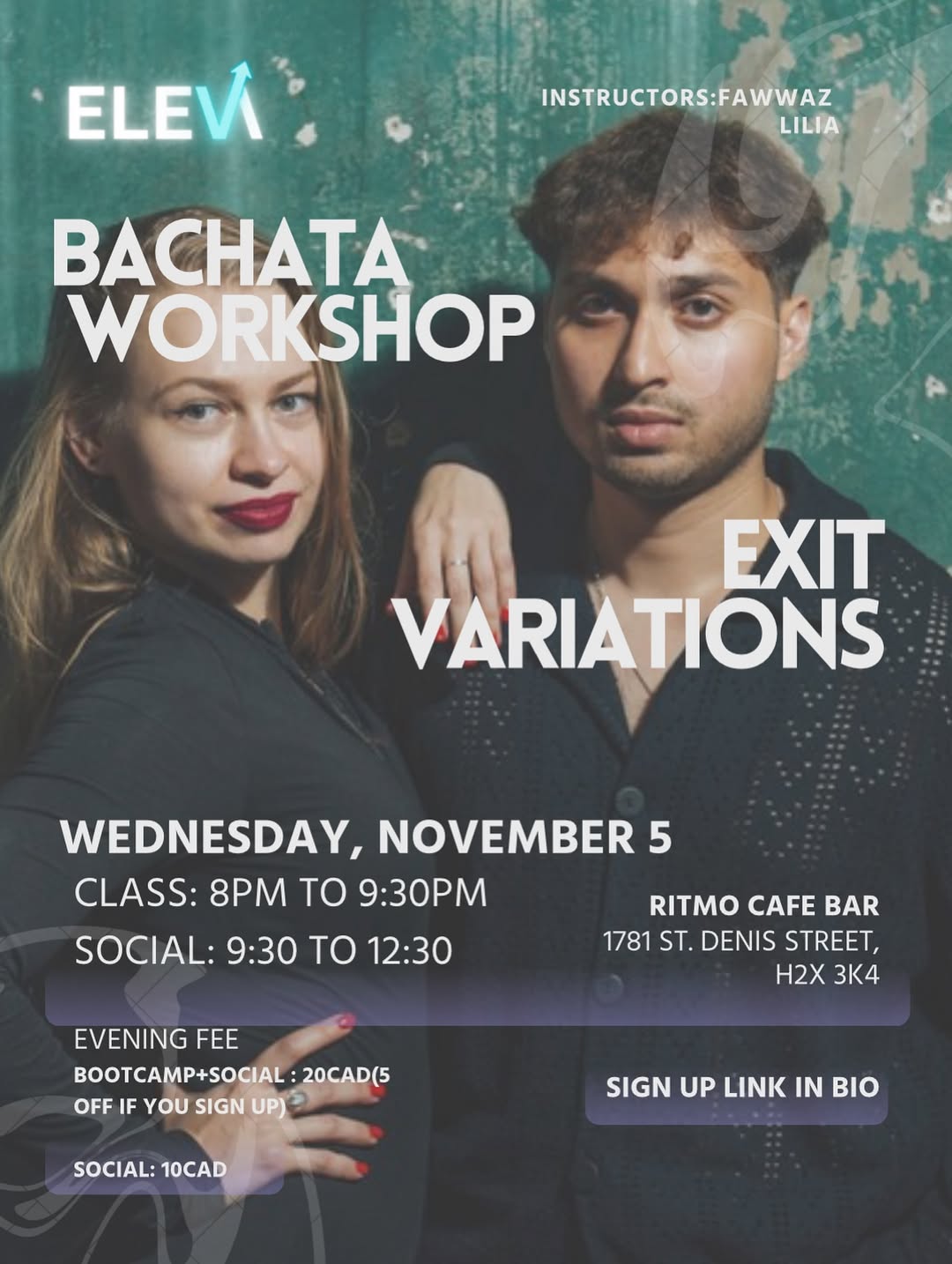 ELEVA x RITMO - Latin Dance Party (Workshop: Exit Variations)
