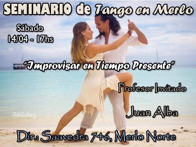 Seminario de Tango: "Improvisar en tiempo presente."