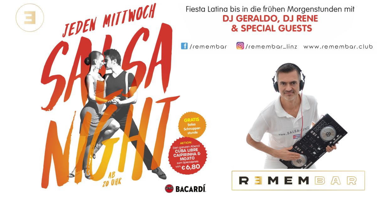 🔥Fiesta Latina - Salsa Night in der Remembar