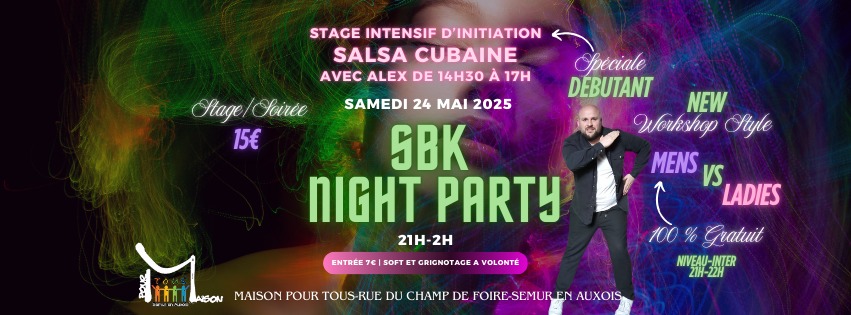 STAGE Initiation Intensif Salsa + Soirée Salsa, Bachata,Kizomba-Maison pour tous-Semur en Auxois