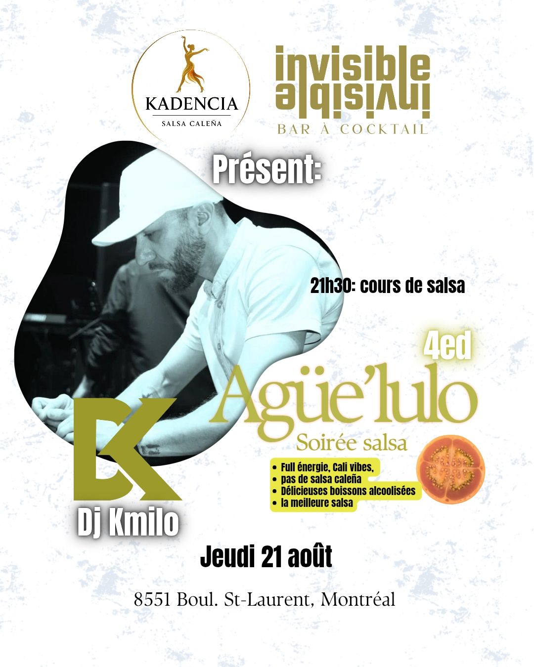 Agüe'Lulo 4ed Salsa Night