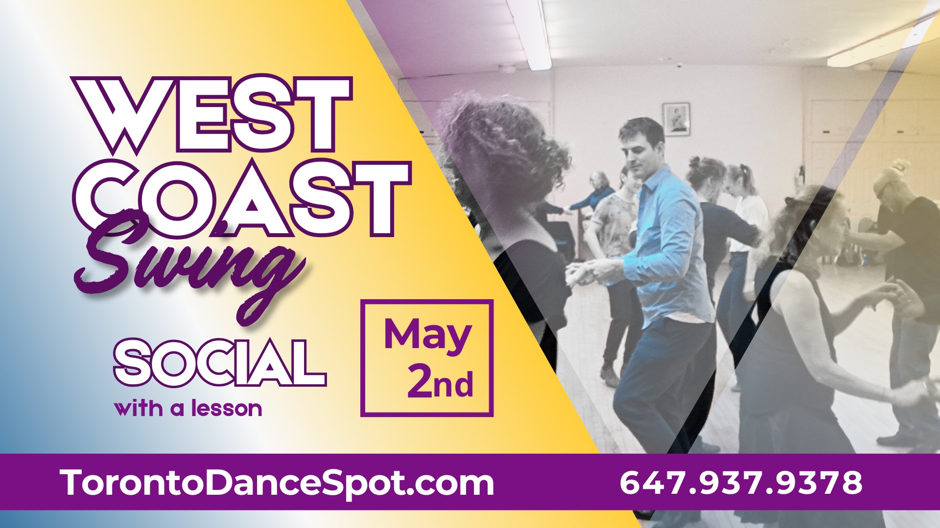 Friday West Coast Swing Social with a Lesson!