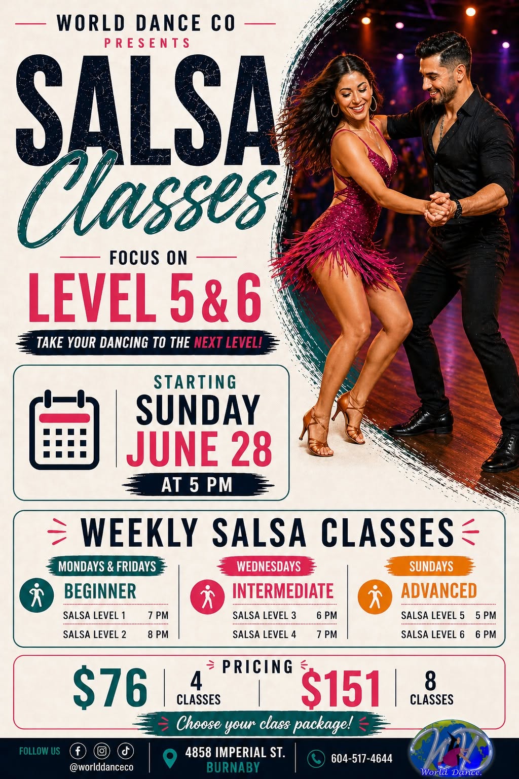 Start Salsa Level 5 & 6
