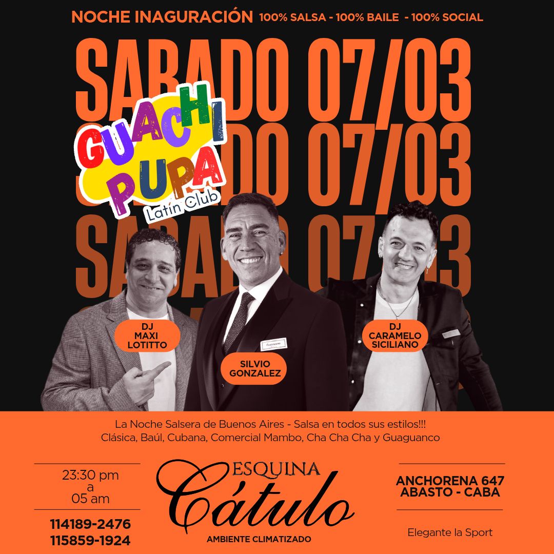 INAUGURACIÓN 100% SALSA "GUACHIPUPA"