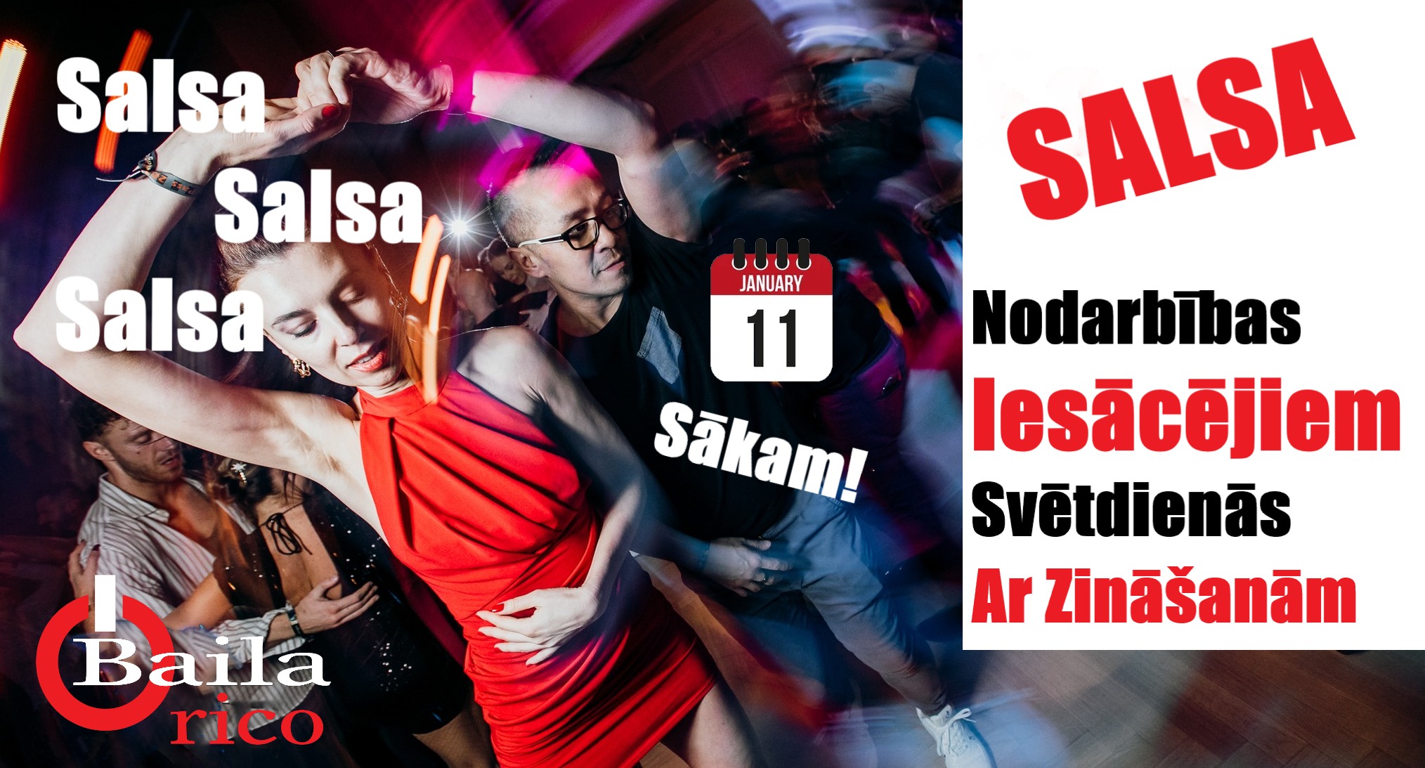 SALSA Nodarbības VISIEM BailaRico