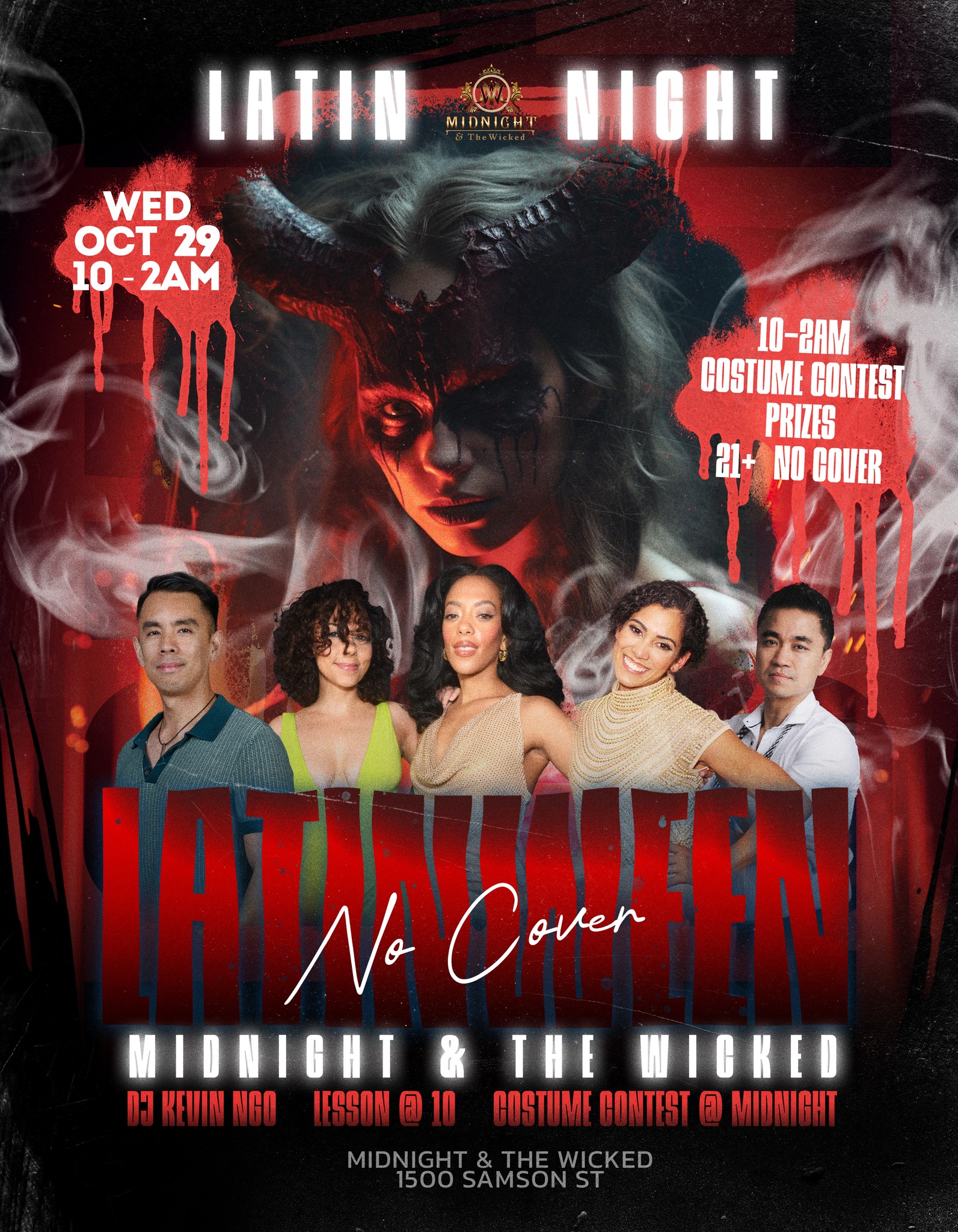 Latin Wednesday @ Midnight & The Wicked