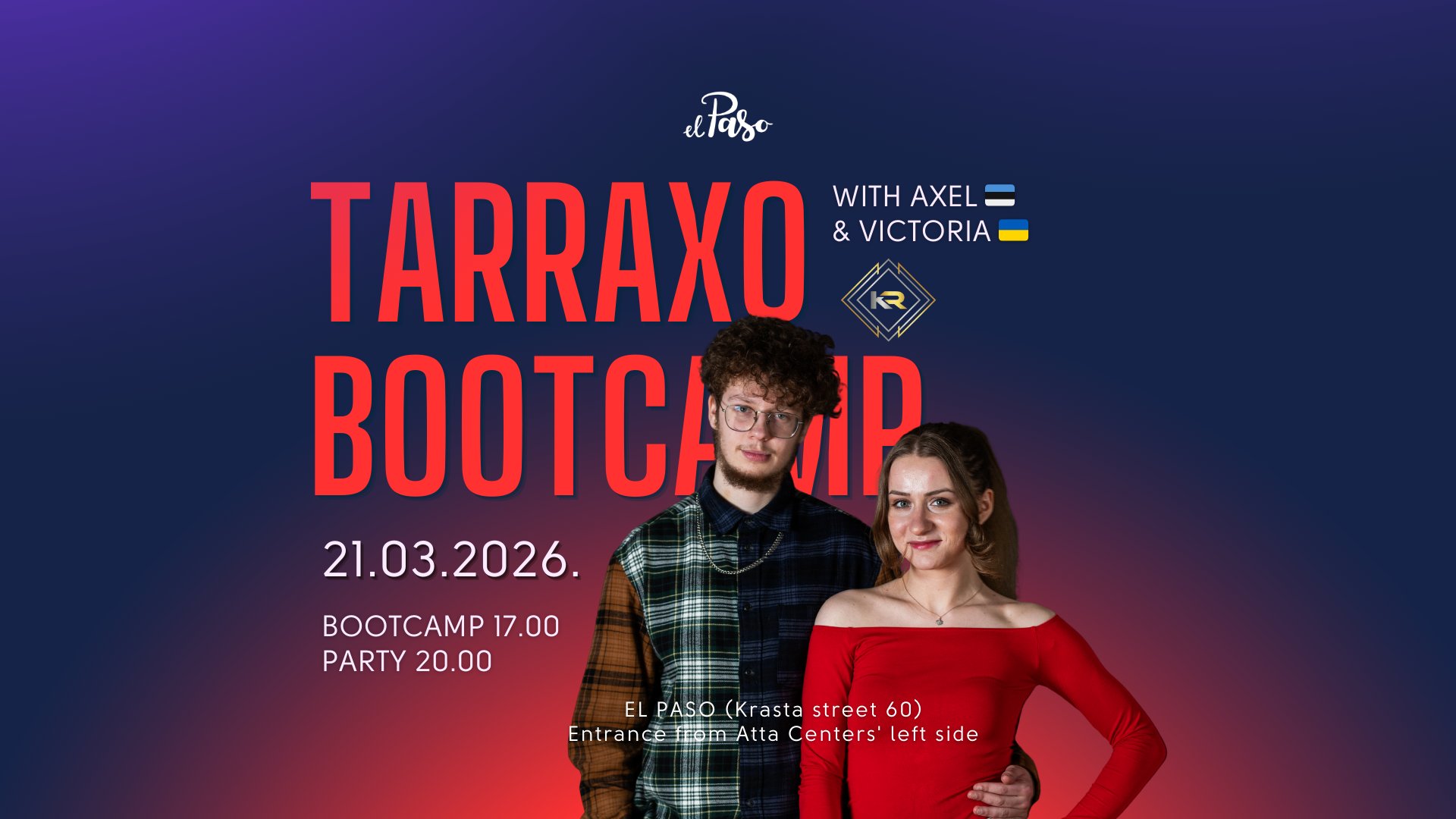 Tarraxo bootcamp with Axel and Victoria