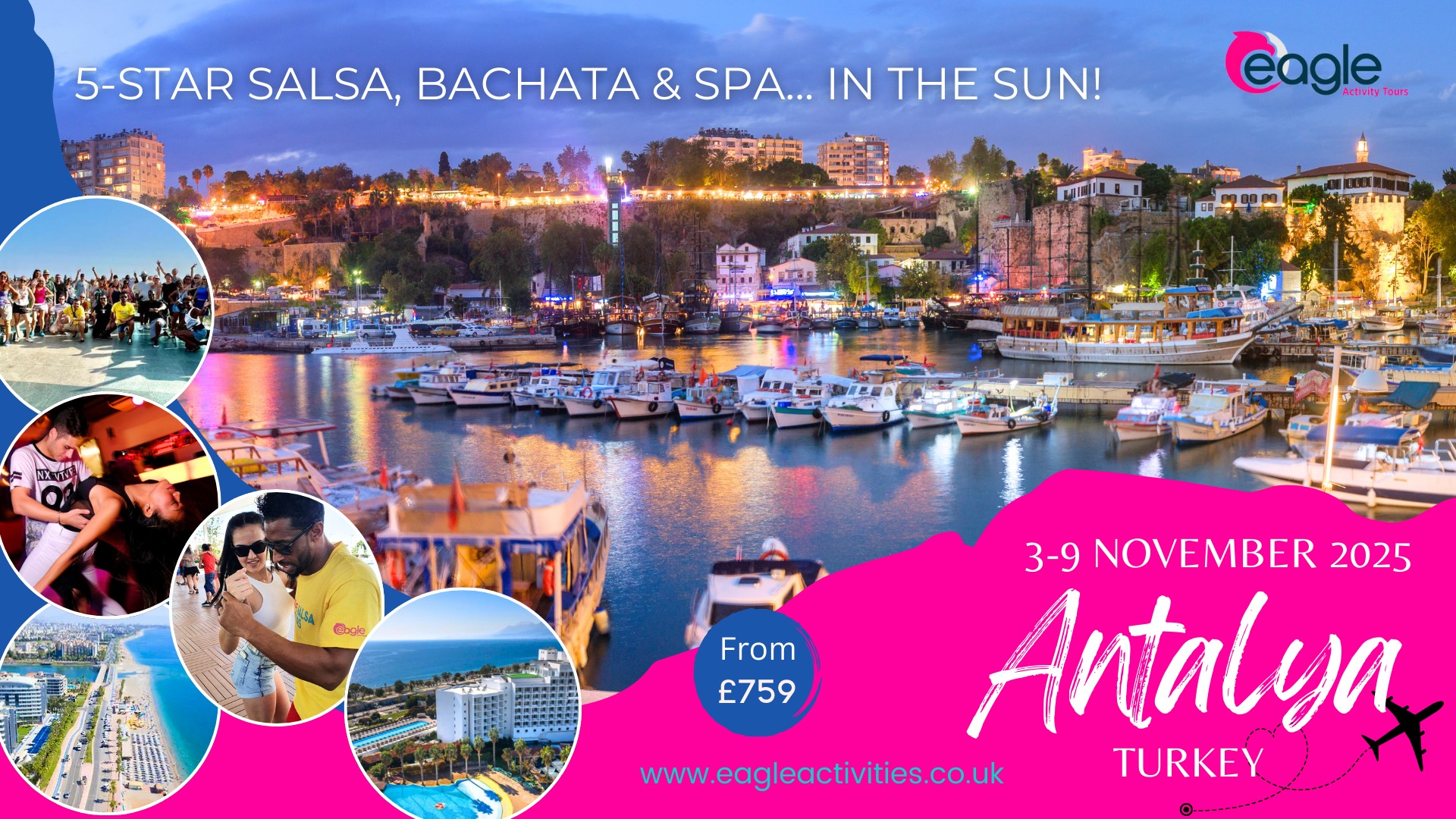 ANTALYA 5 STAR: Salsa Bachata & Spa in Turkey