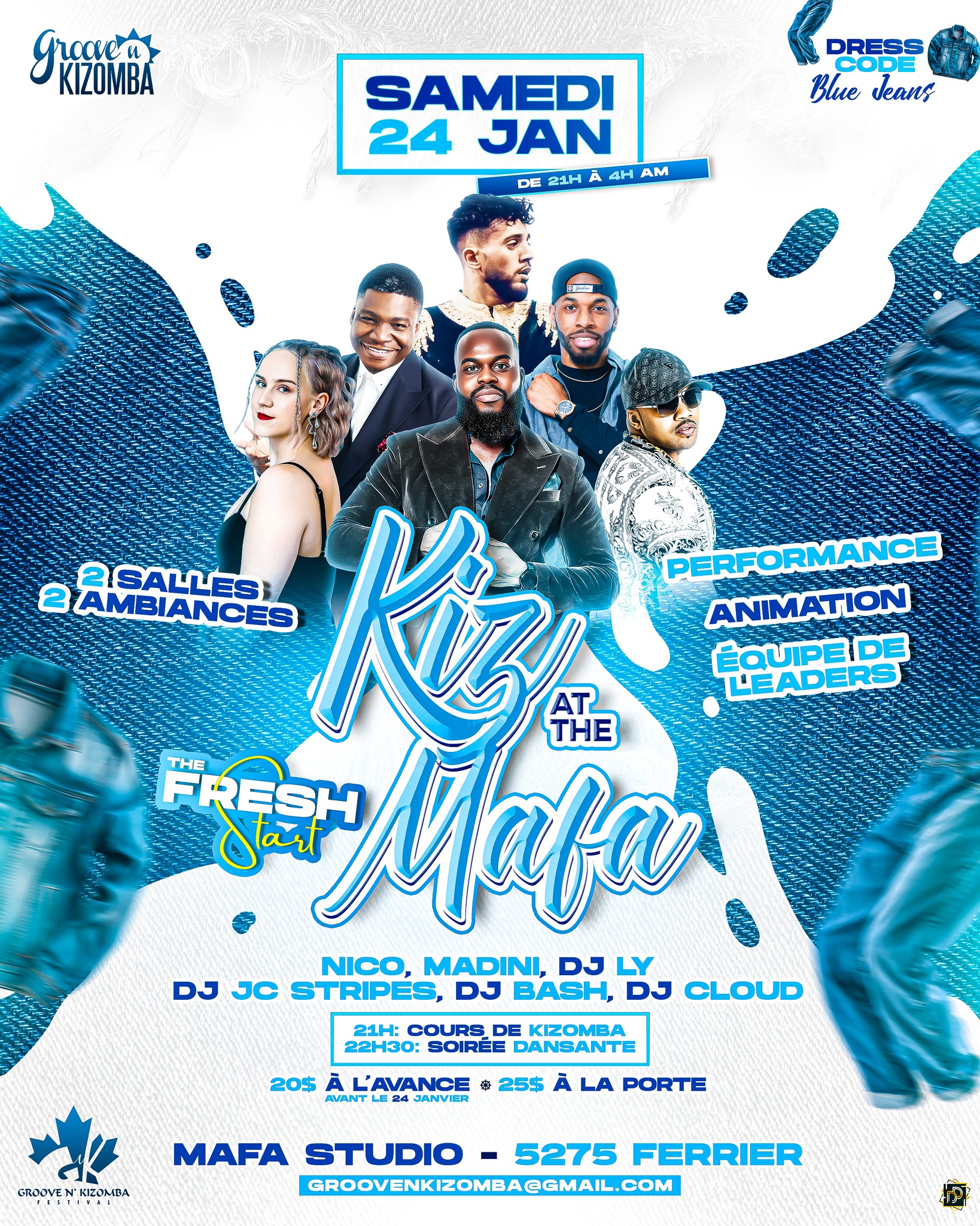 KIZ AT THE MAFA - THE FRESH START - 2 SALLES - SAMEDI 24 JANVIER 2026