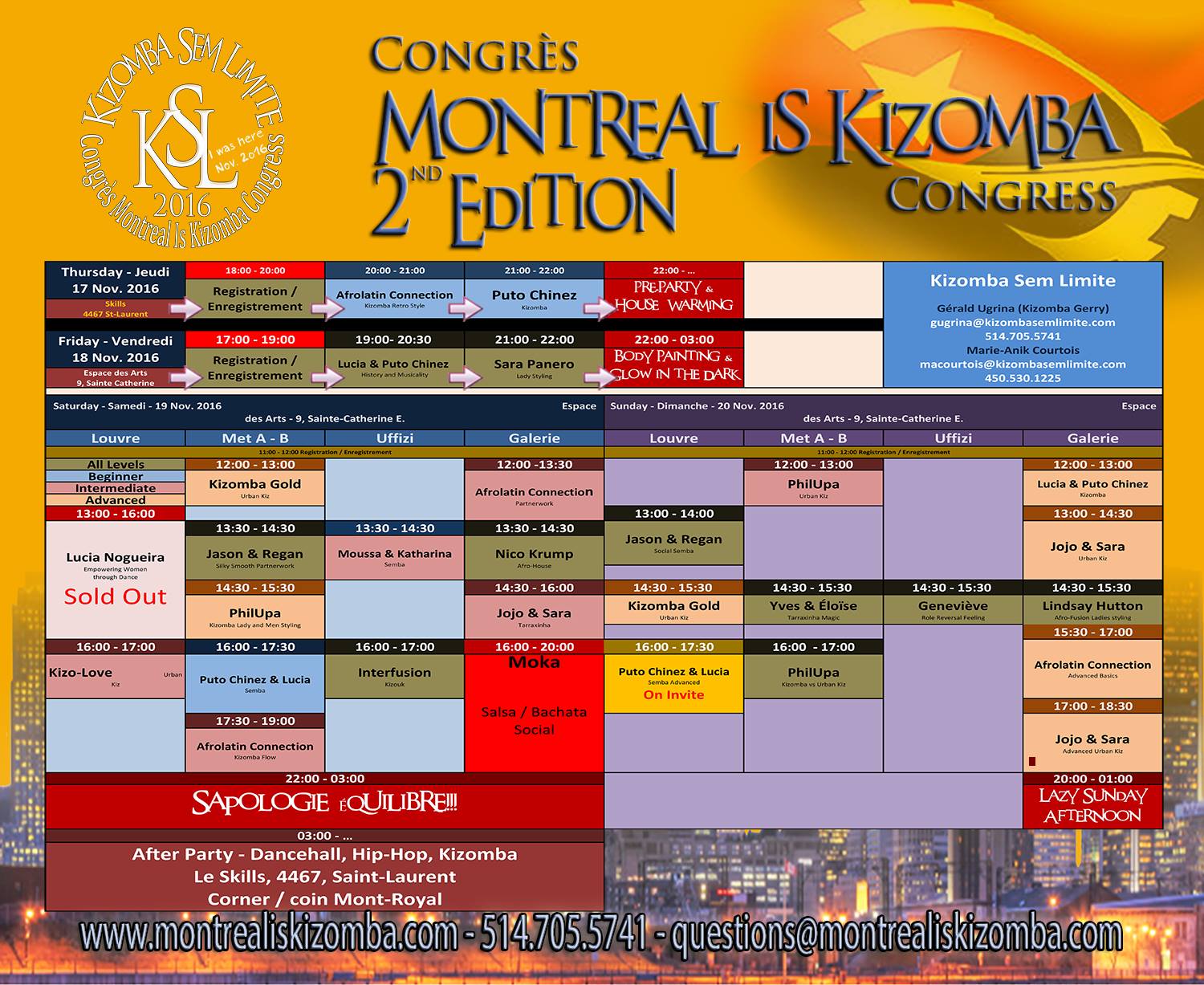 Congrès Montreal is Kizomba Congress
