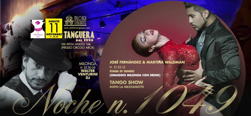 Stage omaggio milonga, TDj Venturini, Esibizione Jose&Martina