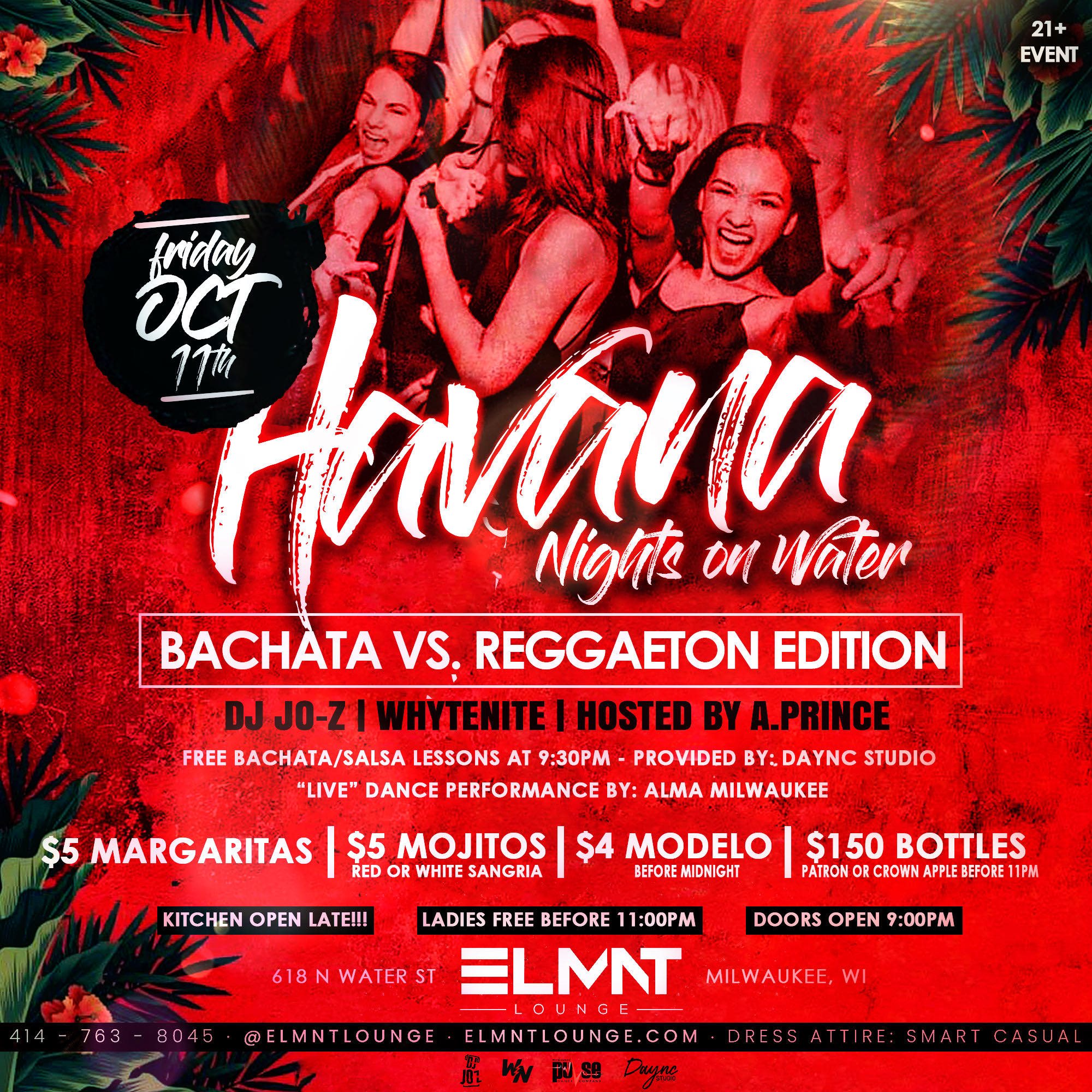 Havana Nights "Bachata VS Reggaeton Edition" Ft Jo-Z + WhyteNite