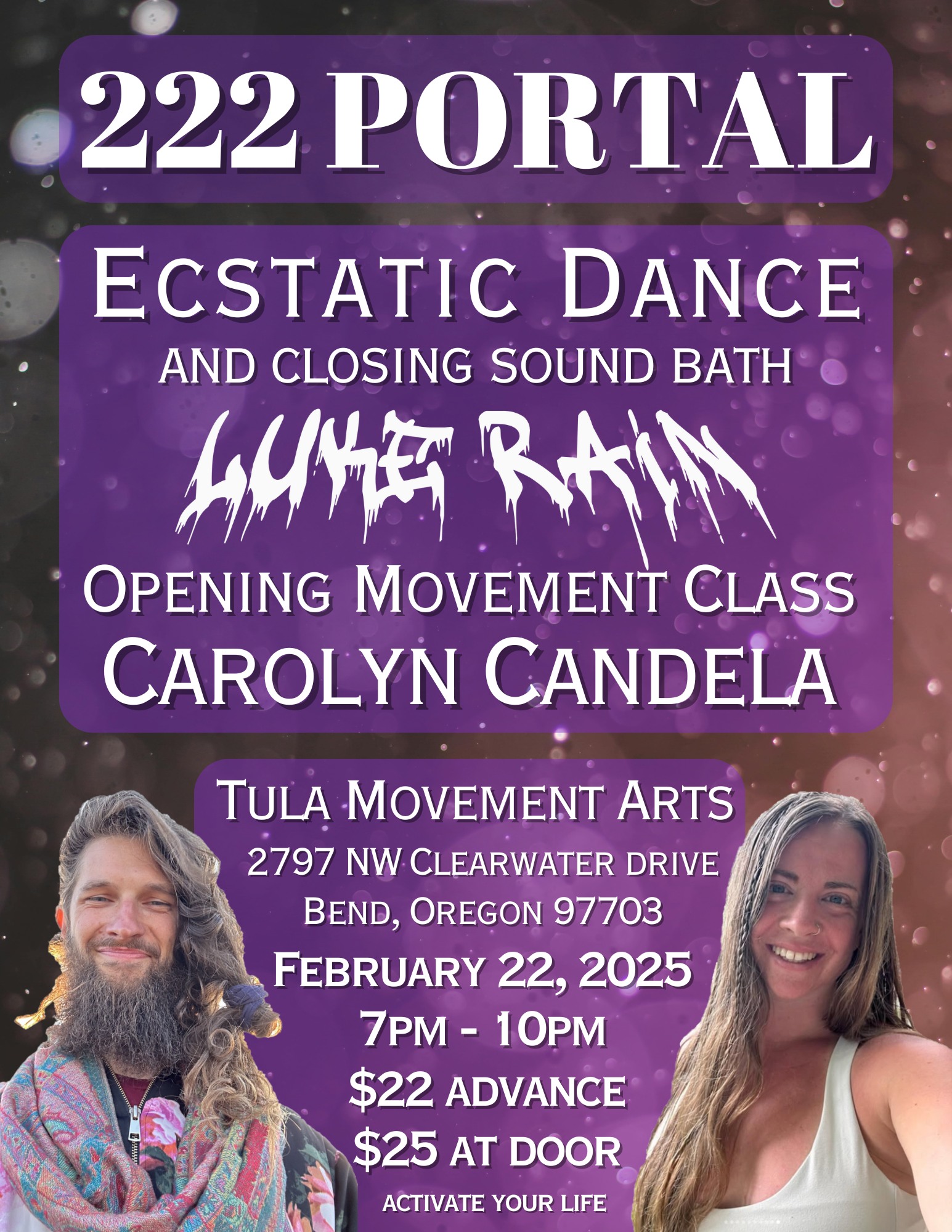 222 Portal Ecstatic Dance w Luke Rain