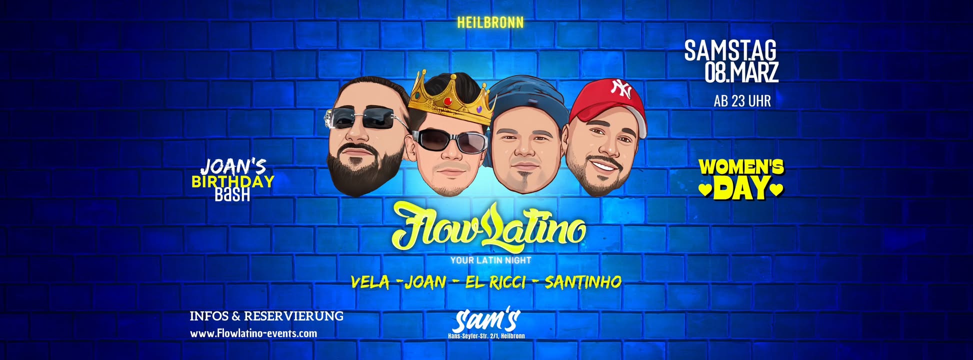 Flow Latino - 08.März - Club Sams Heilbronn
