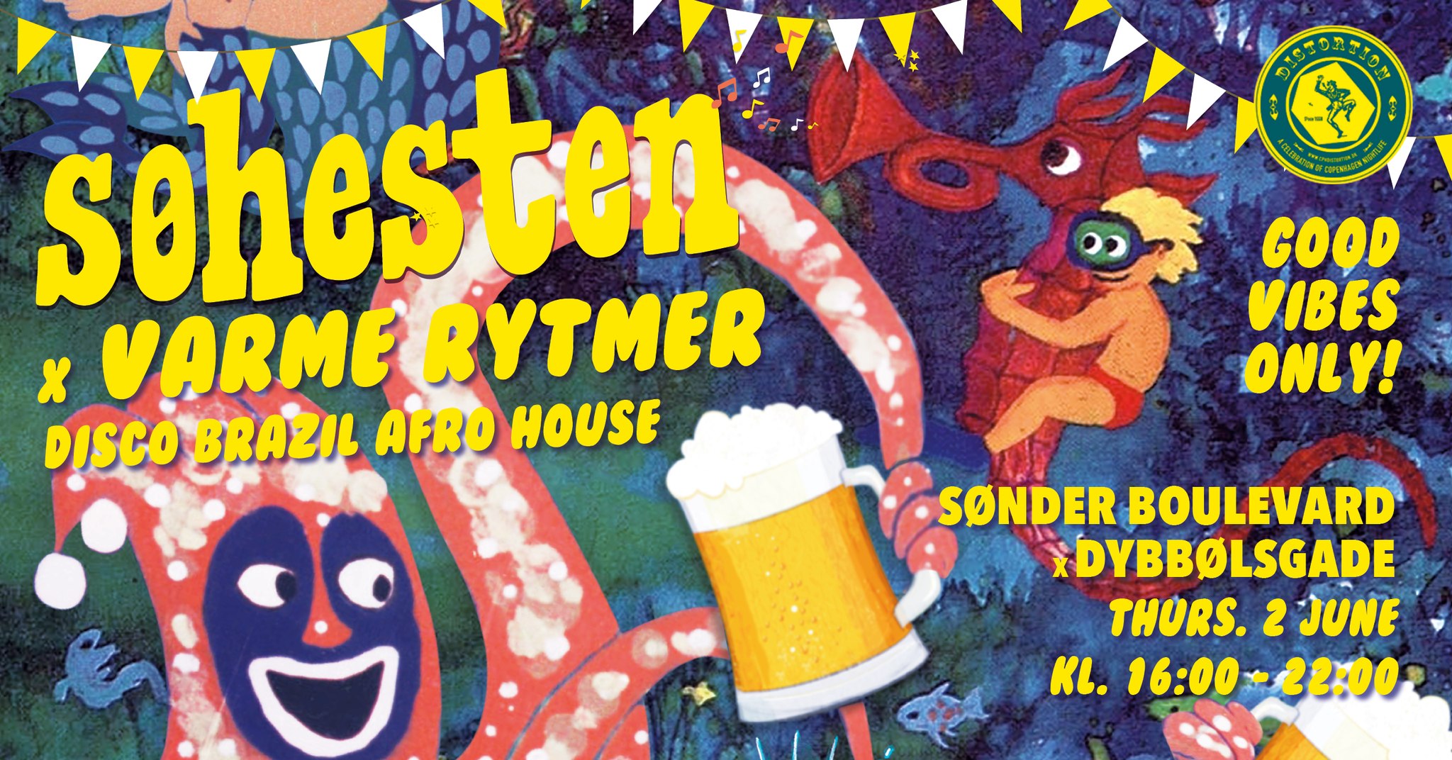 Distortion: Søhesten x Varme Rytmer x Batukizer