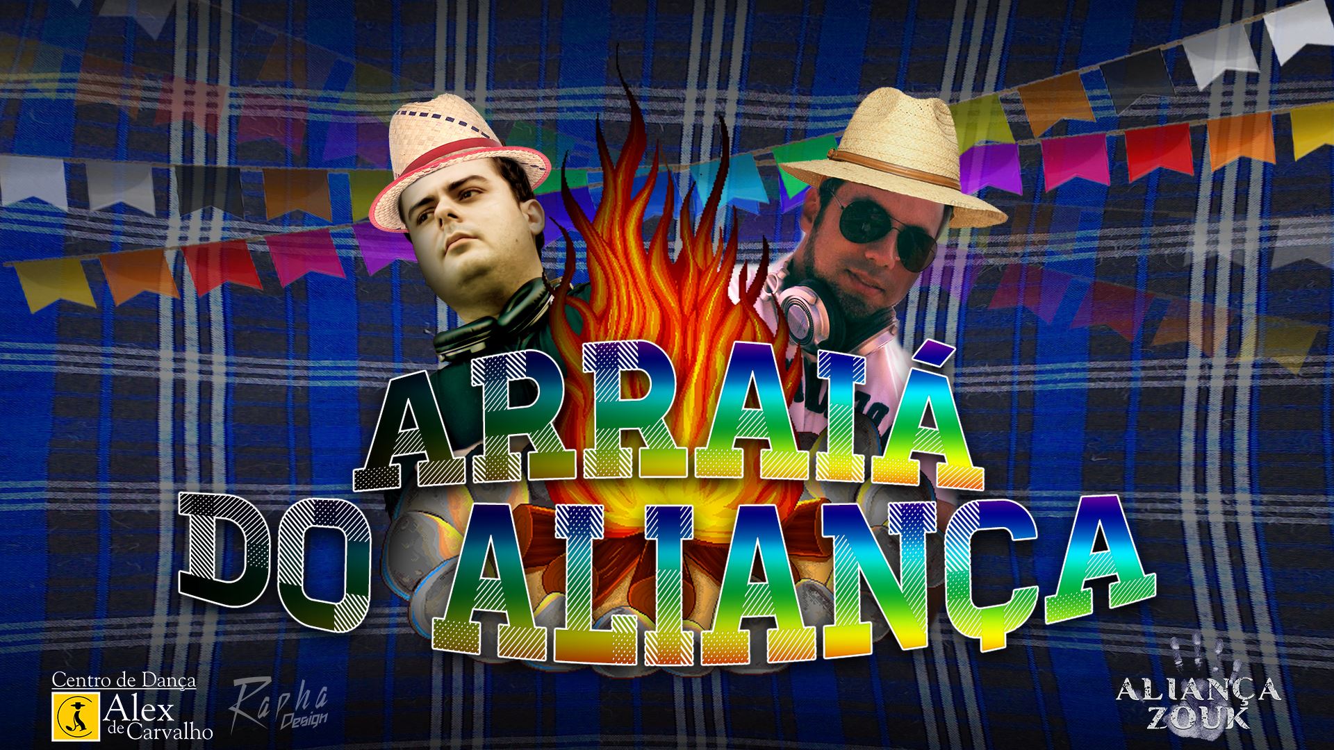 09 07 - Arraiá do Aliança com Daniel Lowrider e Rafa Zoukman