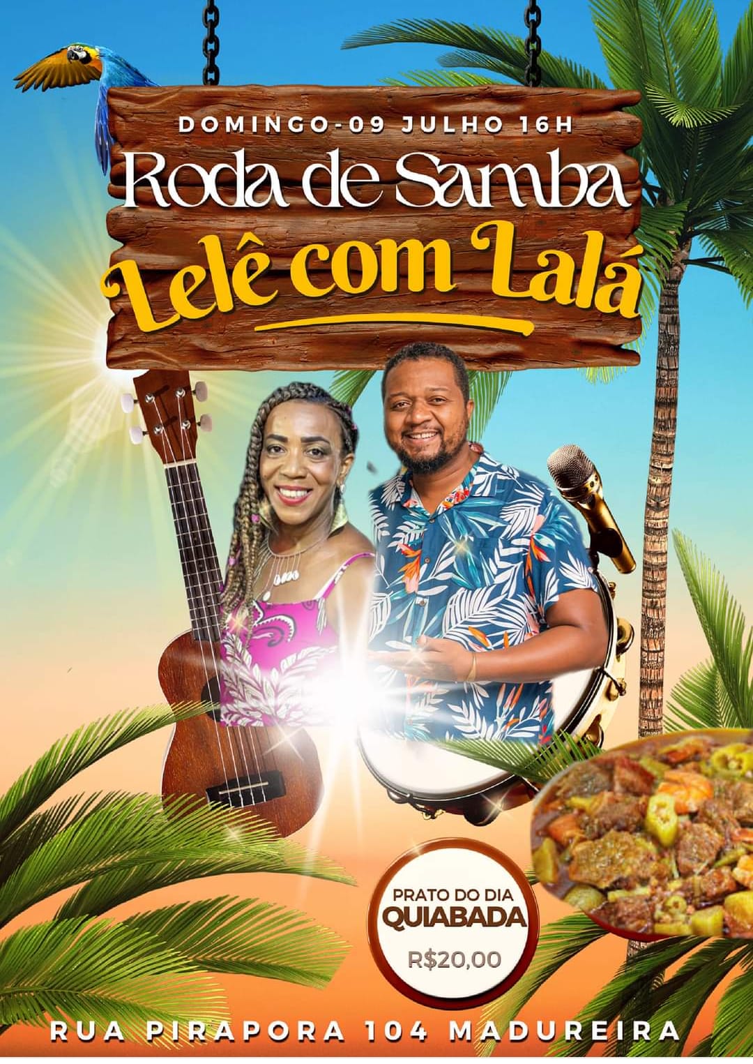 Roda de Samba Lelê com Lalá!