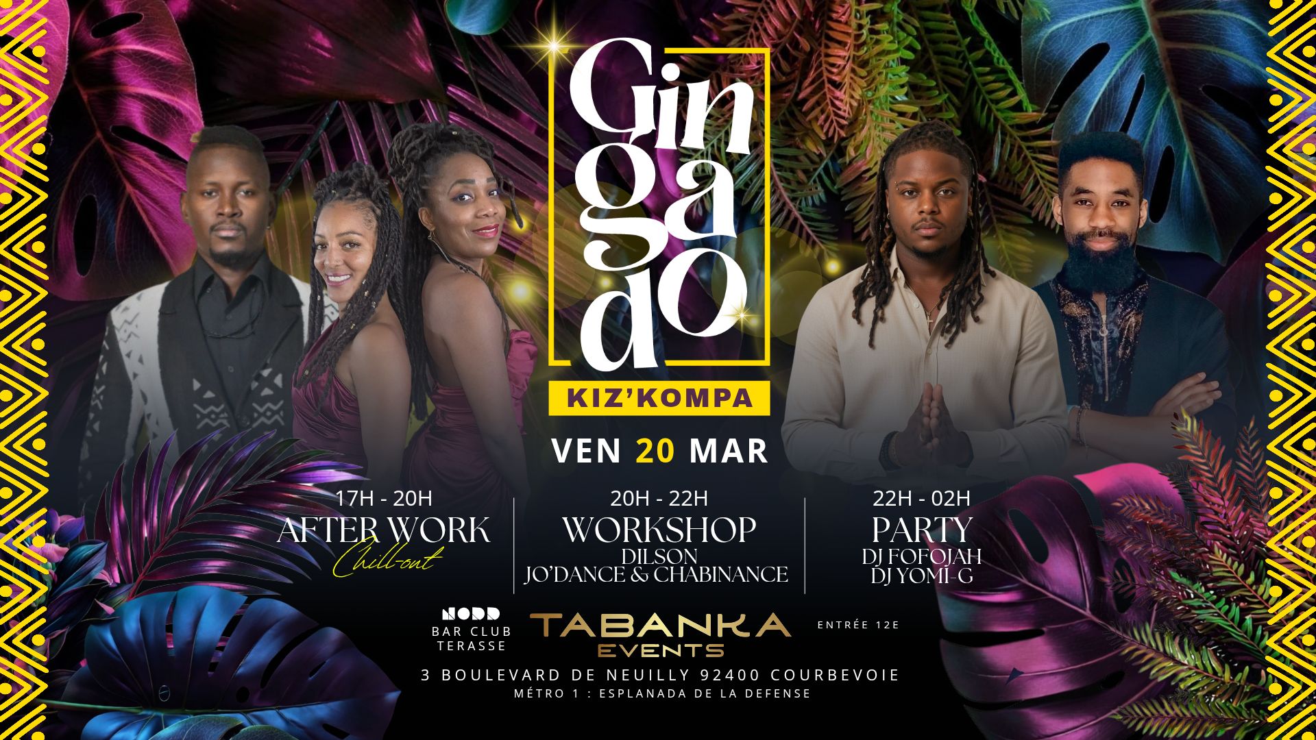 Gingado kiz'konpa les Vendredis Friday