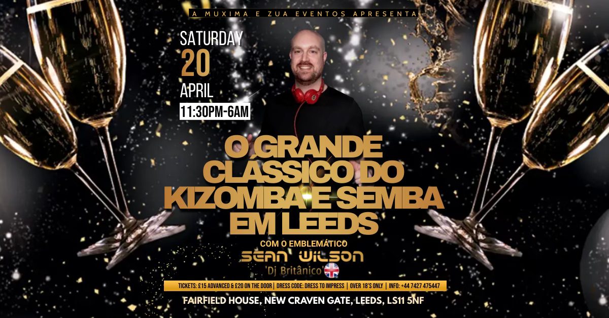 Kizomba & Semba Night Leeds with Sean Wilson at Fairfield House Leeds