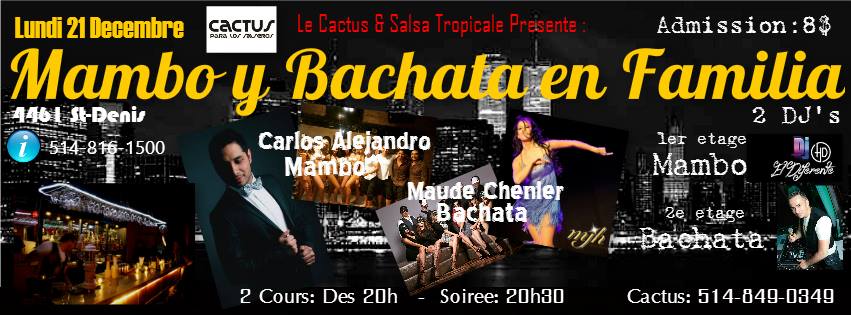 LUNDI Mambo y Bachata en Familia