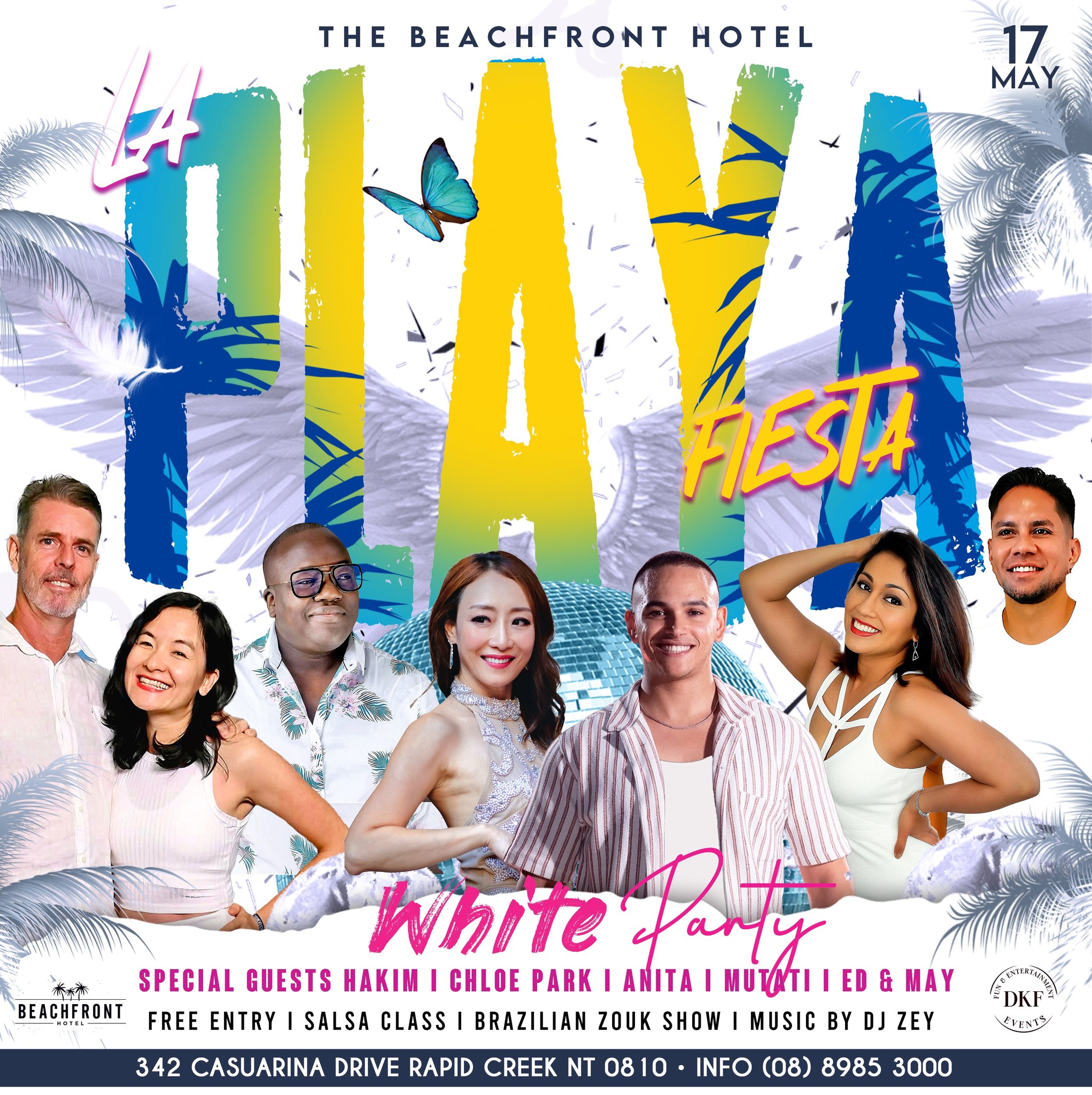 π΄ THE LA PLAYA FIESTA - WHITE PARTY THEME π
