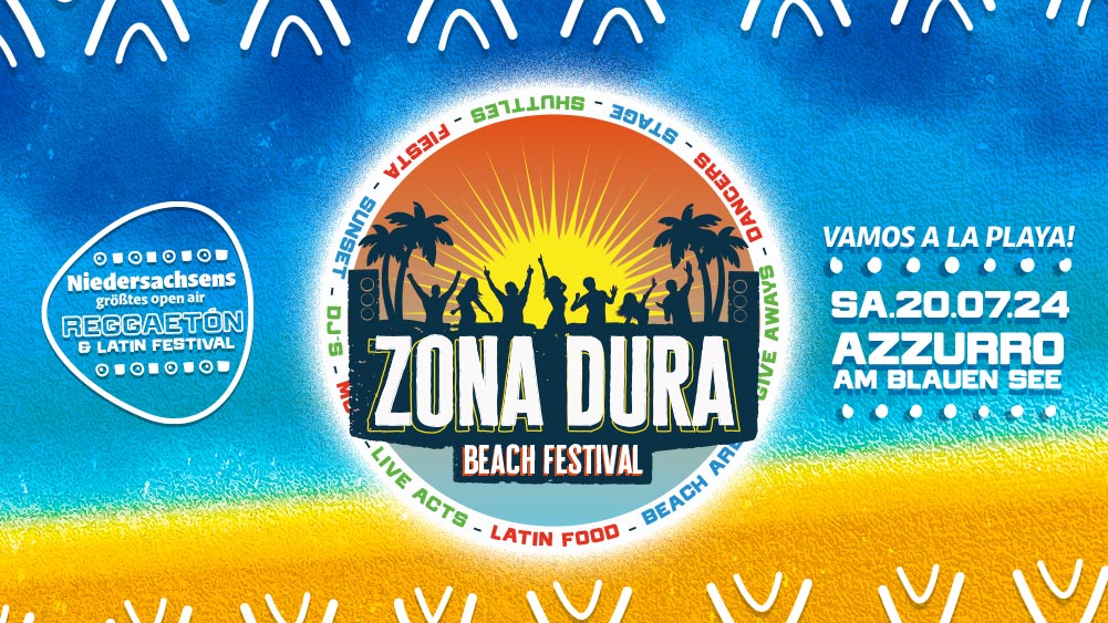 ZONA DURA Beach Festival 2024 SA.20.07 Azzurro - am blauen See