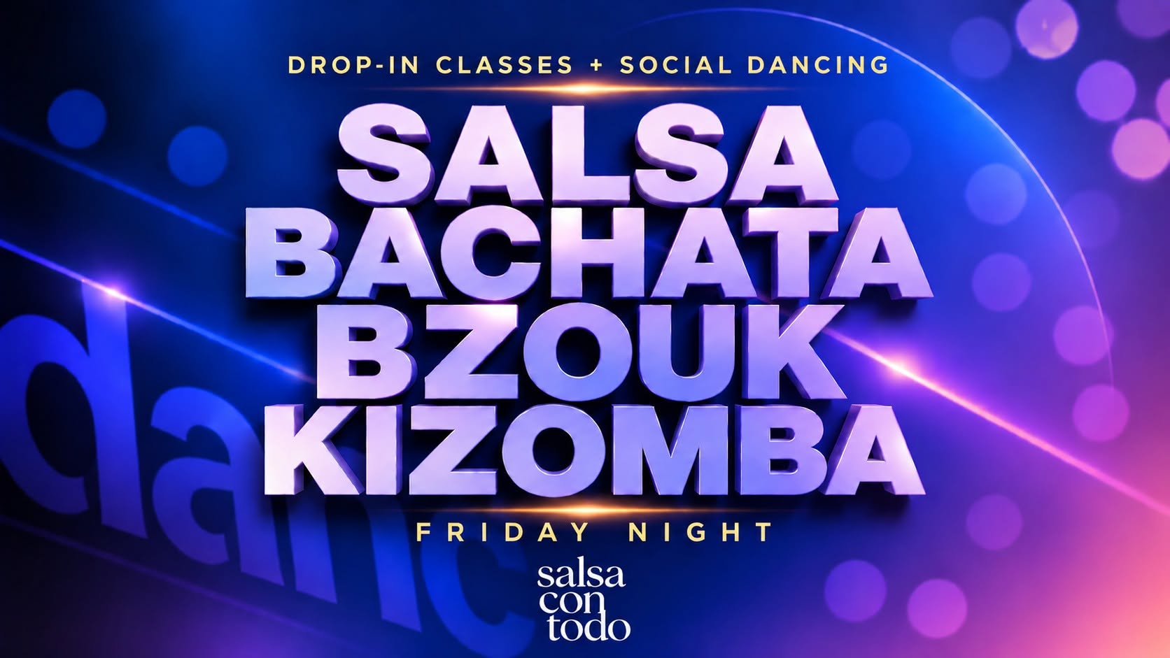 Friday Drop-in Classes + Social Dancing