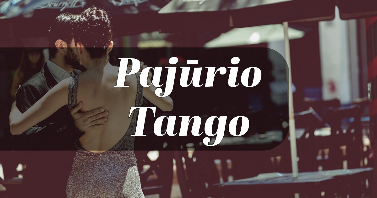 Argentinietiško Tango Šokio Pamokos Klaipėda #7