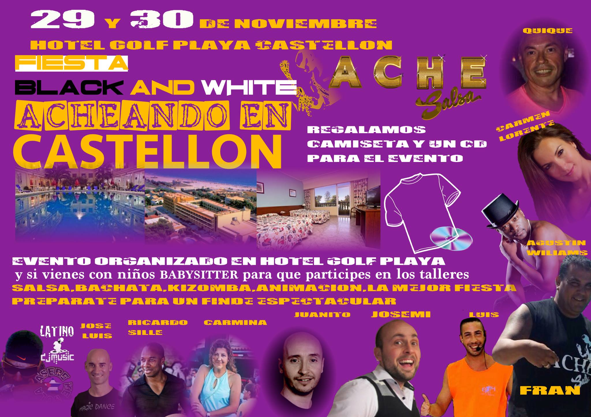 FINDE Salsero ACHÉ VALENCIA. EN CASTELLON 29 DE NOVIEMBRE