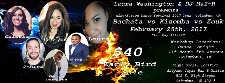 Columbus Afro-Latin Dance CAFDF '17 Tour