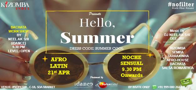 AfroLatin Noche Sensual Hello Summer Party