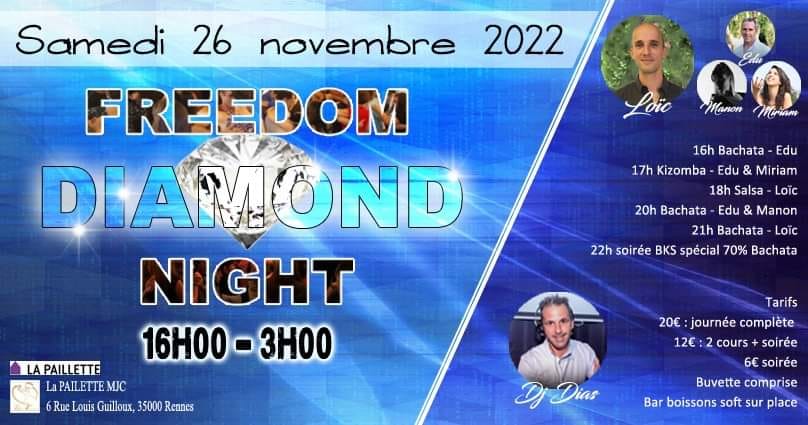 FREEDOM DIAMOND NIGHT - 26 11 22 - BKS SPECIAL bachata