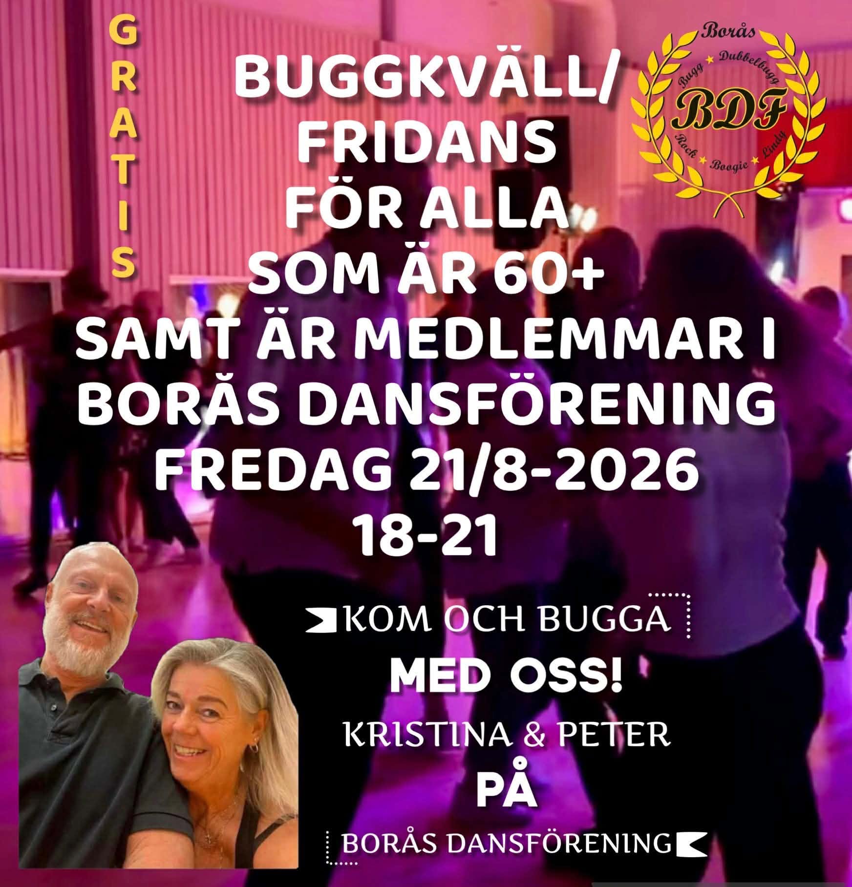 Buggkväll Fridans 60+