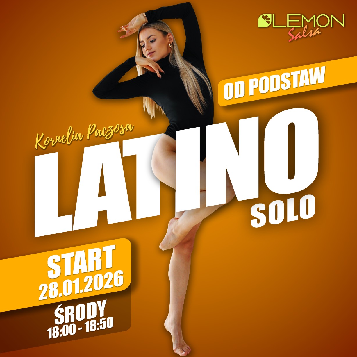 Latino SOLO od podstaw, dla kobiet w LEMON Salsa!