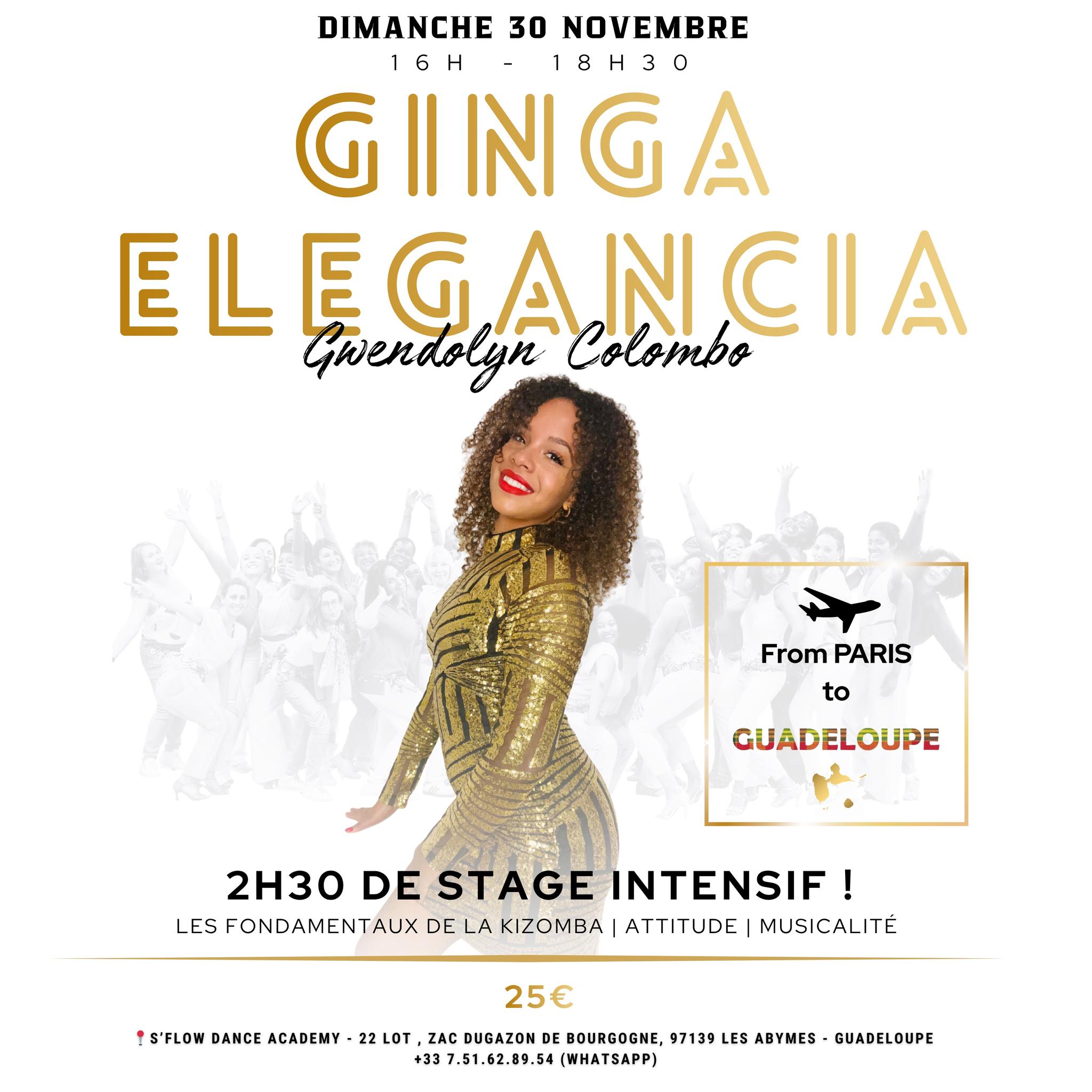 GINGA ELEGANCIA โ๏ธ From Paris to Guadeloupe ๐ซ Stage Kizomba LadyStyle
