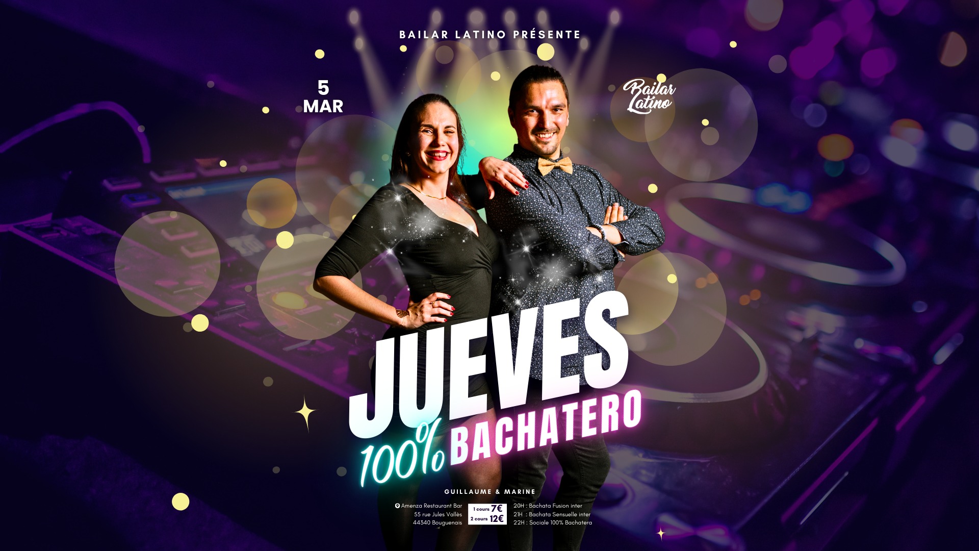 💜 JUEVES 100% BACHATERO 💜 #03 by Bailar Latino & Amenza