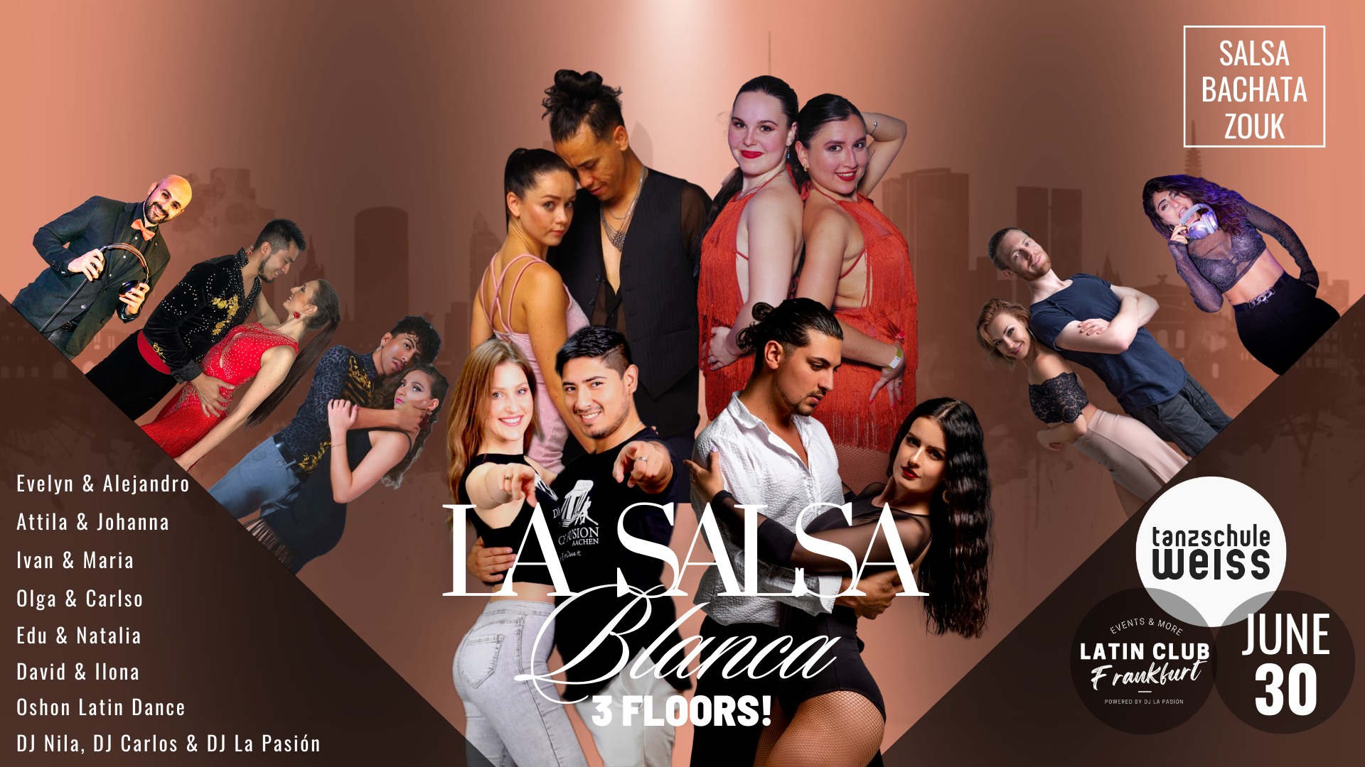 ◐ LA SALSA BLANCA ◑ 3 Floors!