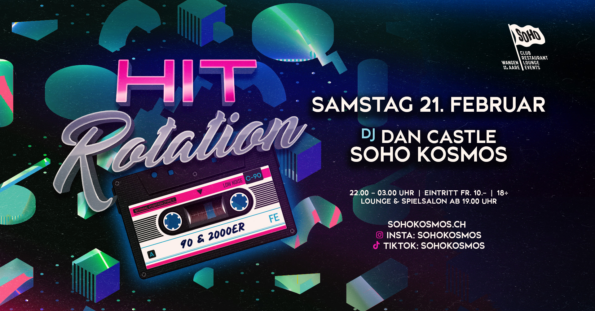 HIT ROTATION 90er & 2000er Club-Party