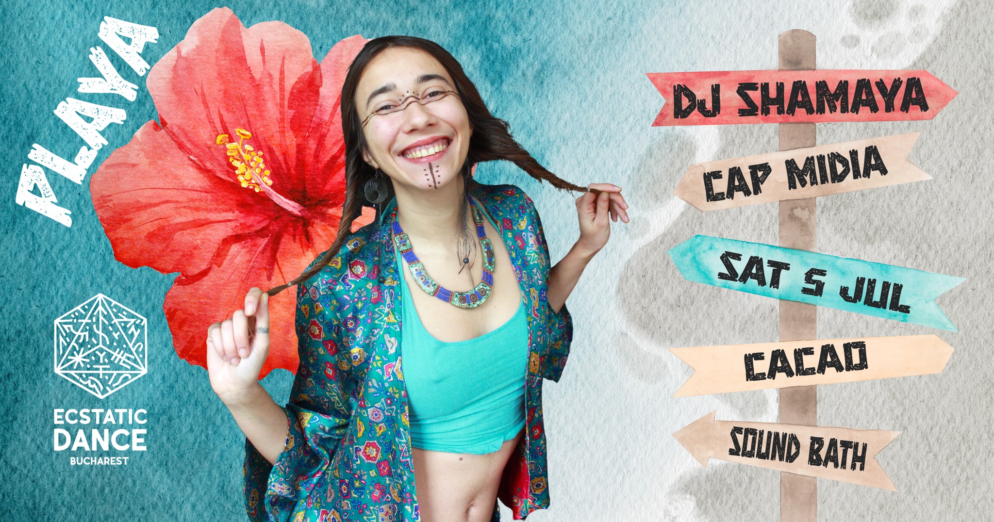 Ecstatic Dance with Cacao 🌺 Playa Bliss DJ Shamaya