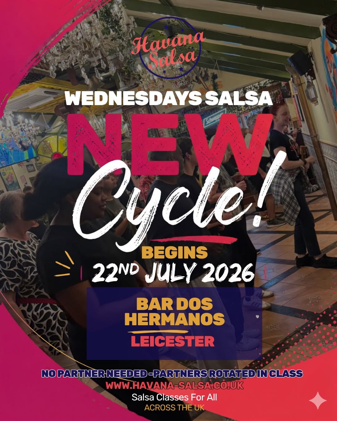 A brand-New SALSA CYCLE is officially launching and it’s tailor-made for absolute beginners!