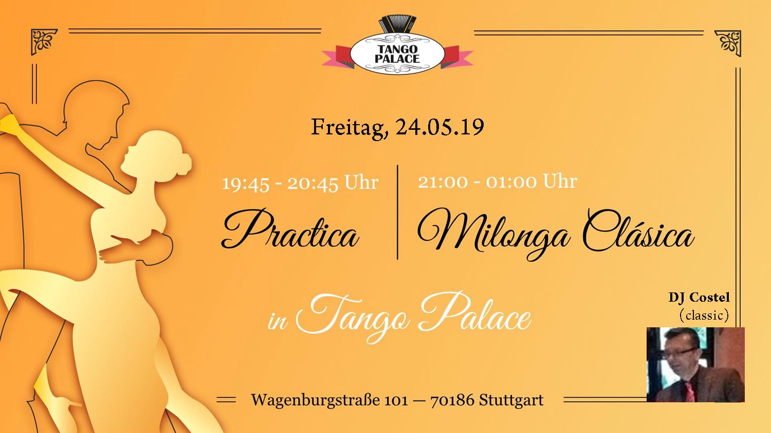 Practica und Milonga clasica in Tango Palace